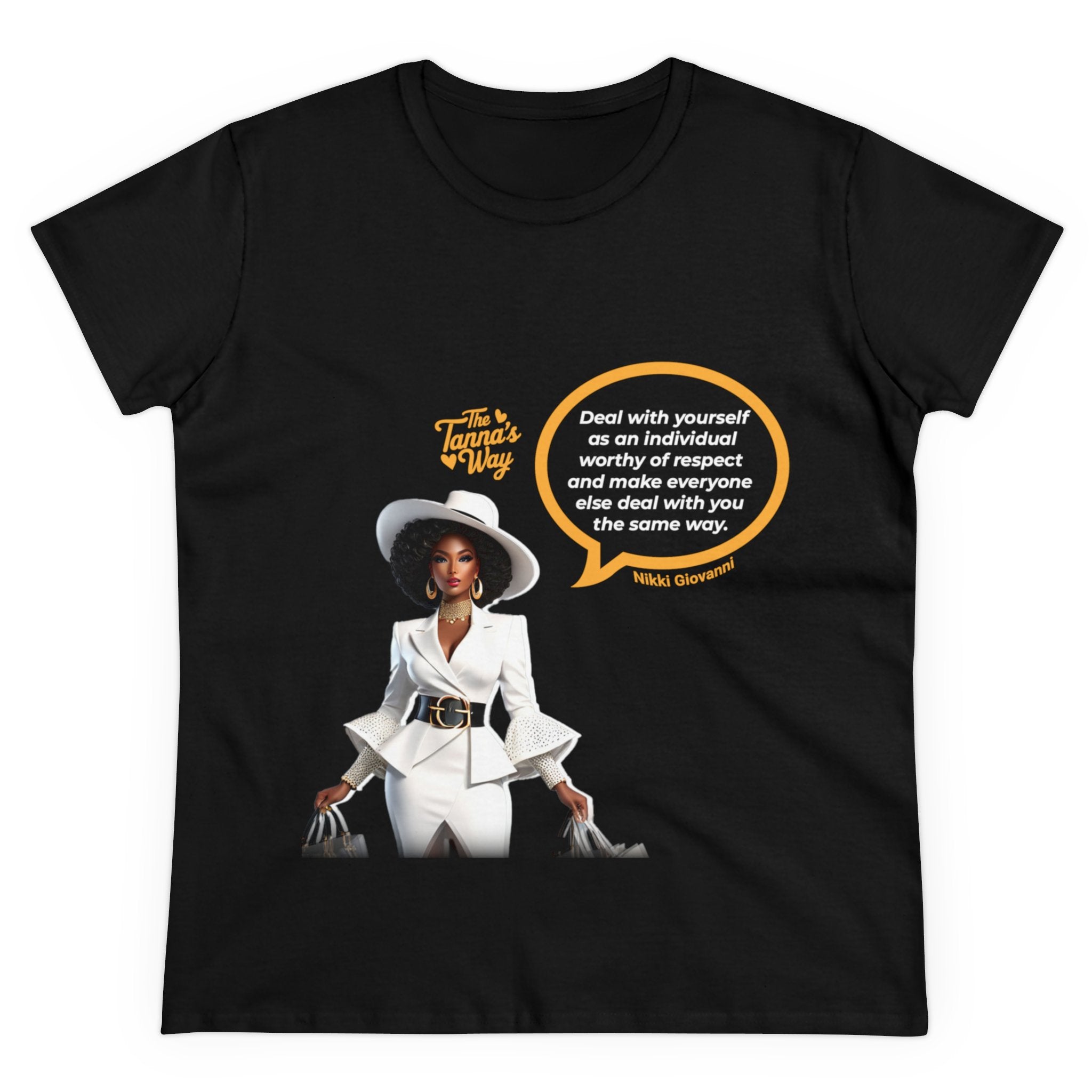 Nikki Giovanni Women's Midweight Cotton Tee